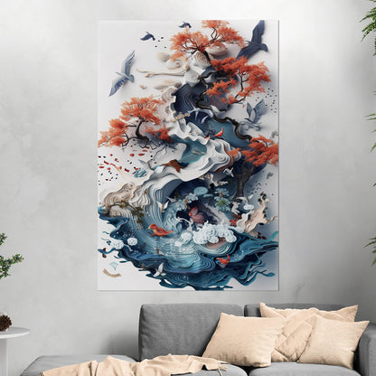 A captivating art piece that elevates any room - A Surreal Masterpiece