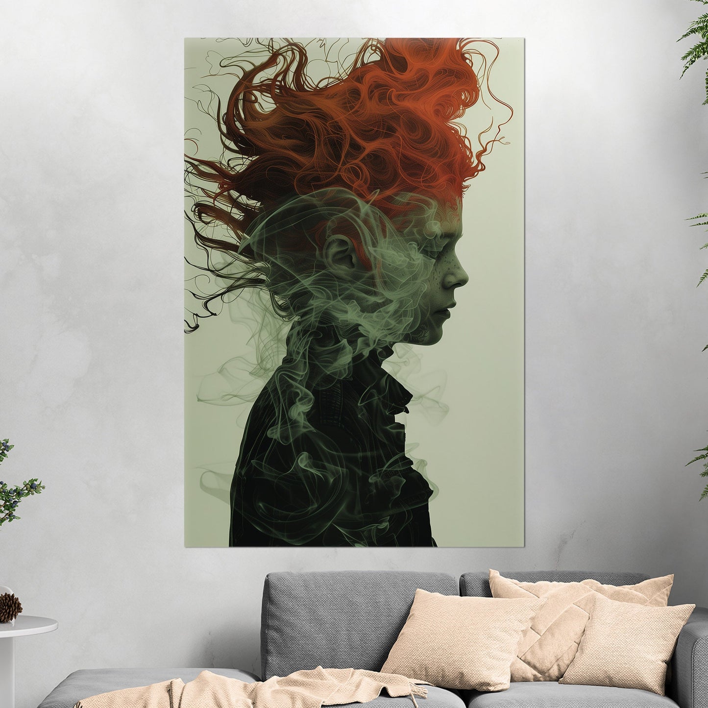 Bold and dynamic abstract wall art - A captivating chaos in art deco