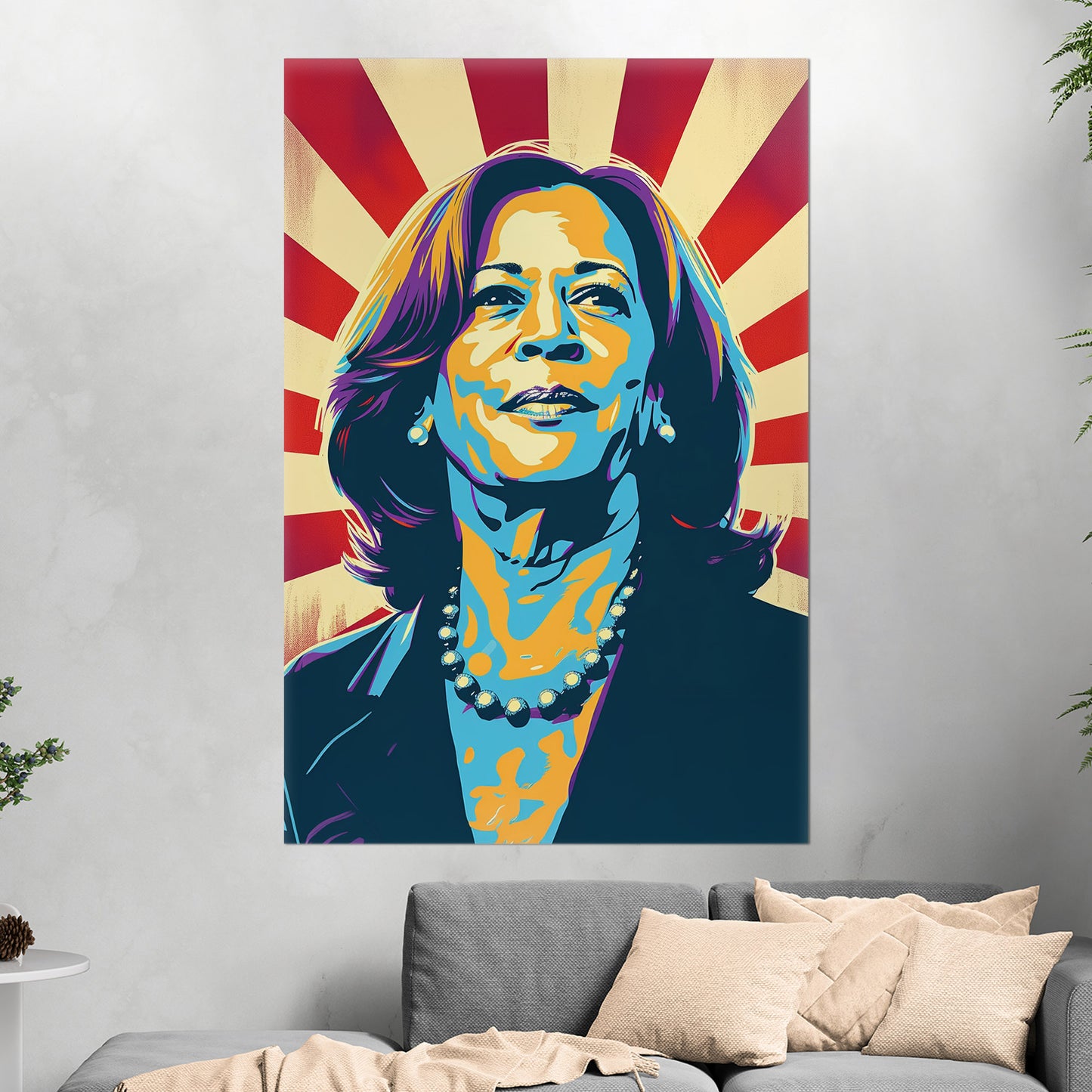 Kamala Harris - Regal Revolution in the Style of Obama Hope Poster