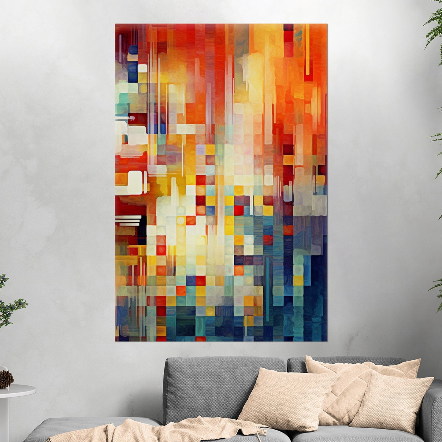 Abstract pixelated mosaic - Eclectic Dream