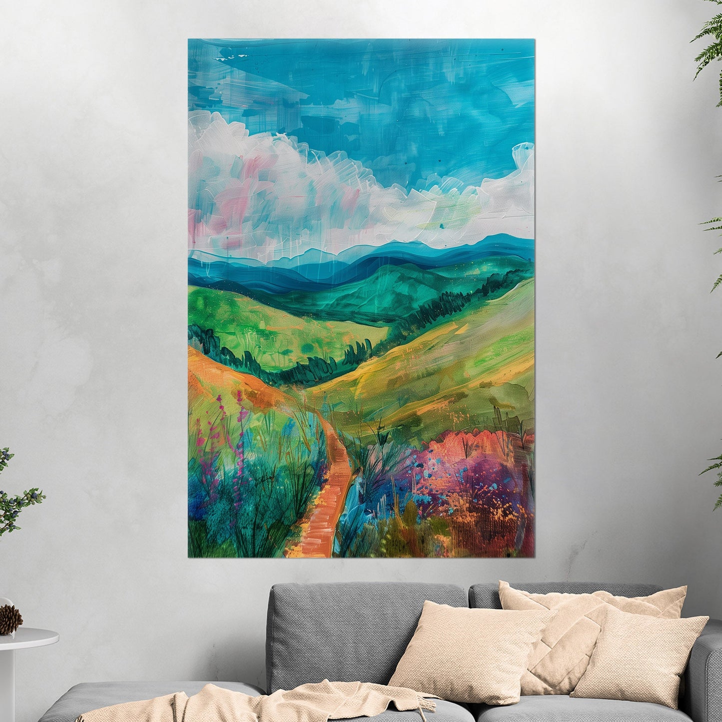 Serene landscape inspired by Edgar Degas - Tranquil Degas Dream