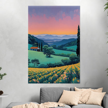 Mesmerizing landscape composition - Enchanted Hillside Haven