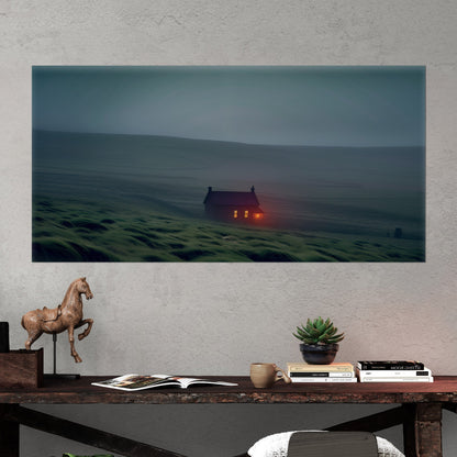 Brighten up your living room with a striking nocturnal scene - Enigmatic Glow