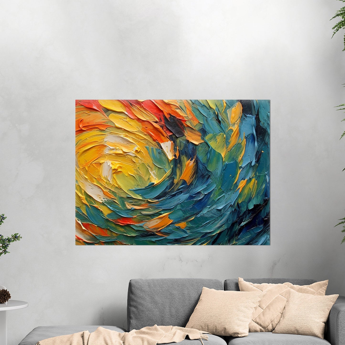 Artwork capturing essence of oil painting strokes - Whispering Echoes of Artistic Expression