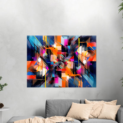 Bold abstract art piece - Vivid Spectrum