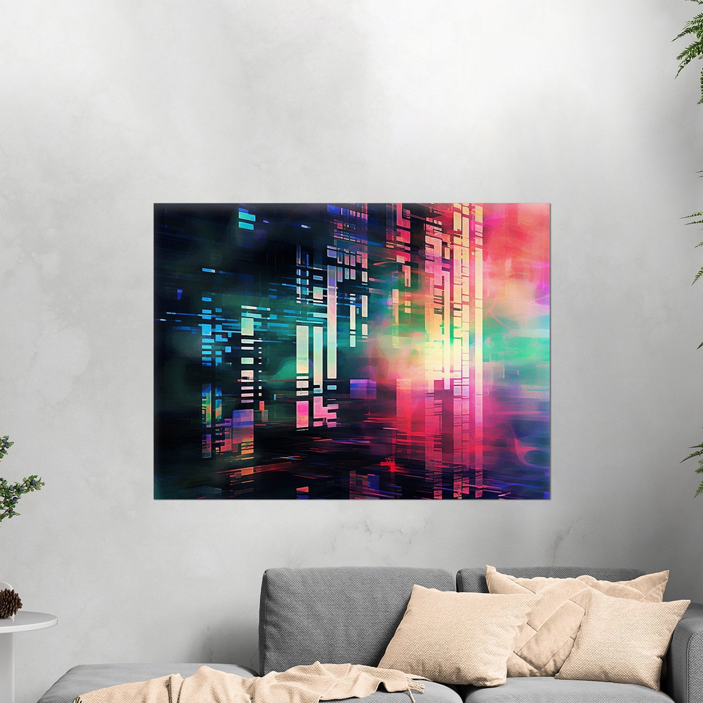 Innovative futuristic glitch abstract - Captivating Design