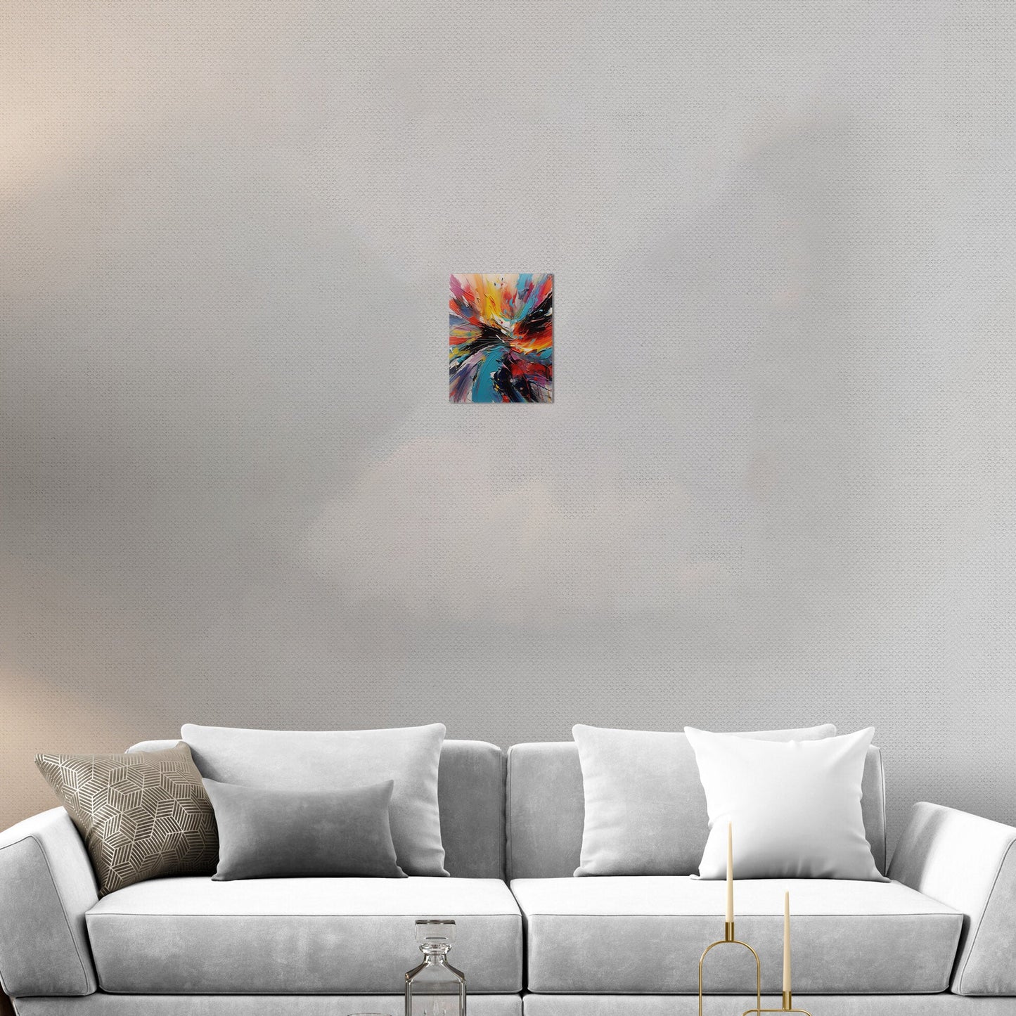 Immerse your space in dynamic, abstract art - Vivid Expression.