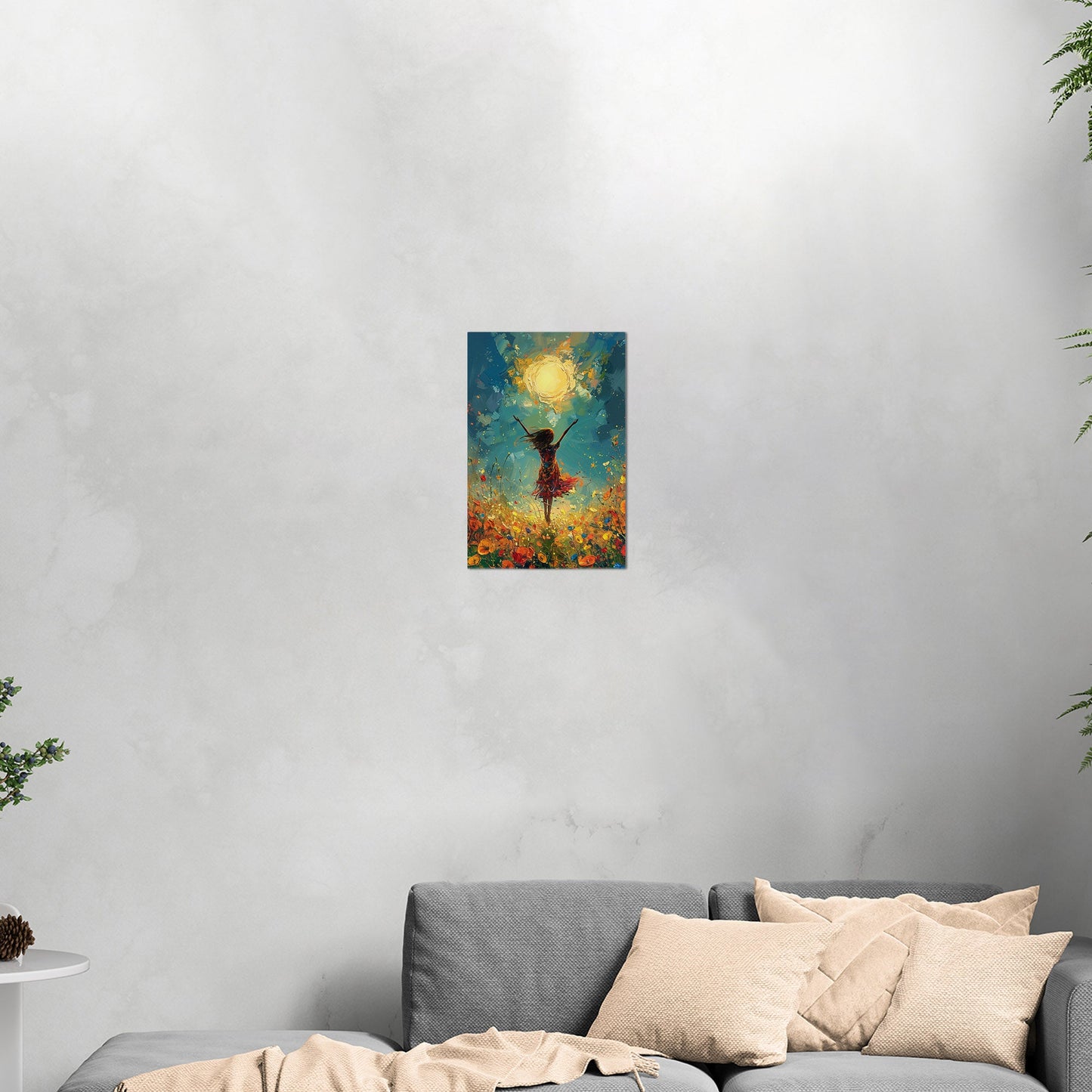 Vibrant, uplifting, energetic art for a lively Living Room - Joyful Dance