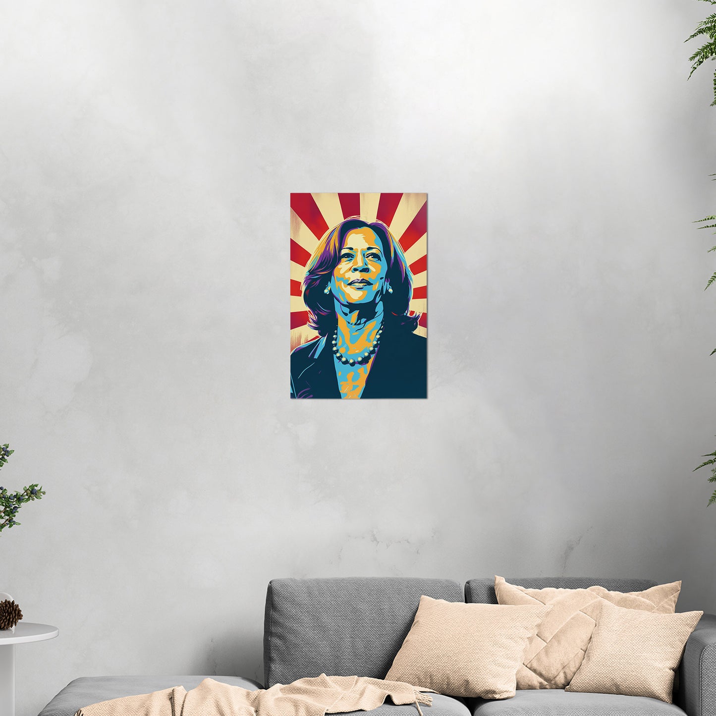 Kamala Harris - Regal Revolution in the Style of Obama Hope Poster