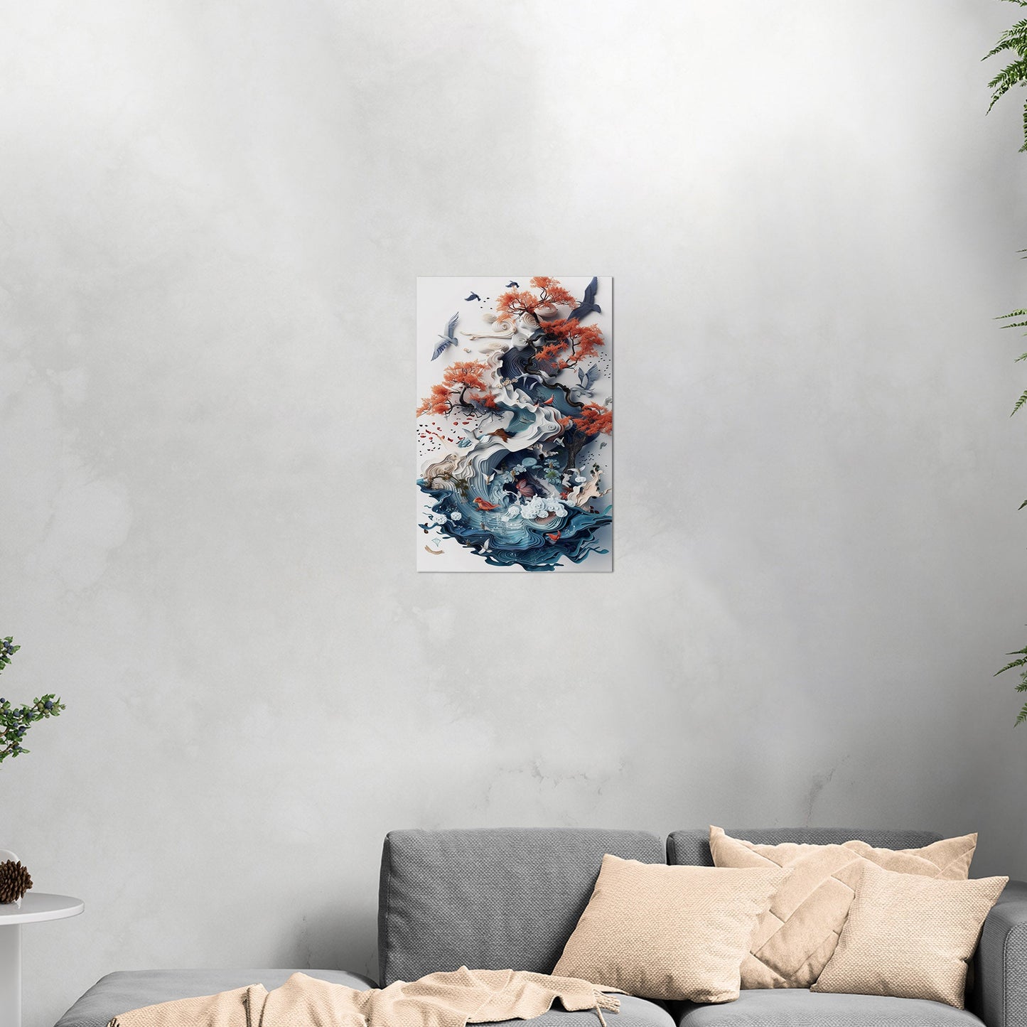 A captivating art piece that elevates any room - A Surreal Masterpiece