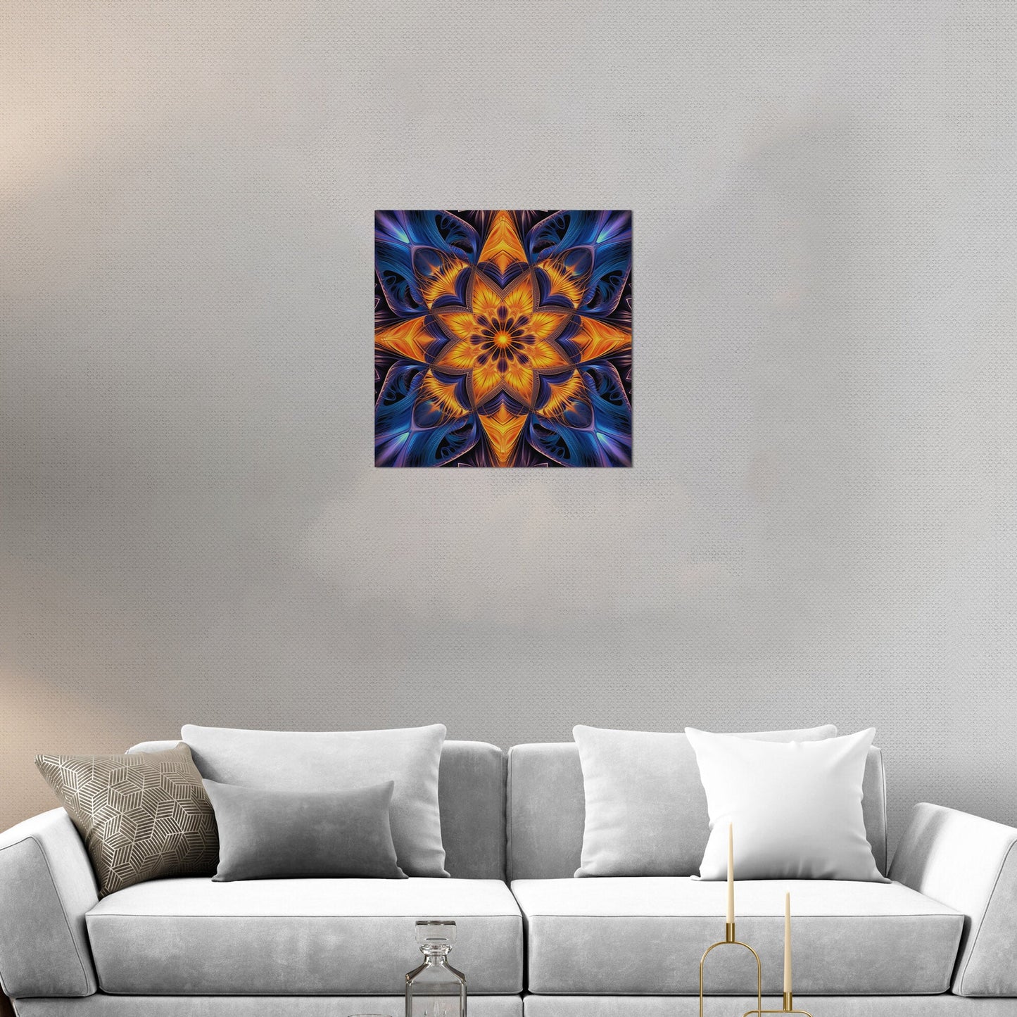 3D Symmetrical painting - Intricate Mathematical Patterns