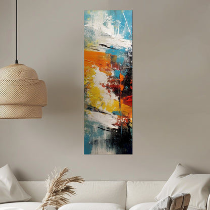 Abstract Oil Painting - Vibrant Energy: Embrace the Abstract