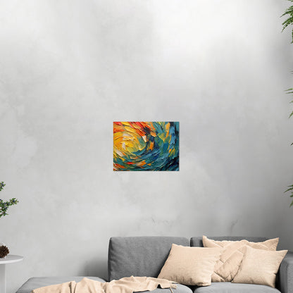 Artwork capturing essence of oil painting strokes - Whispering Echoes of Artistic Expression