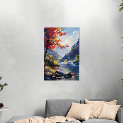 Vibrant landscape painting - Depth of Nature