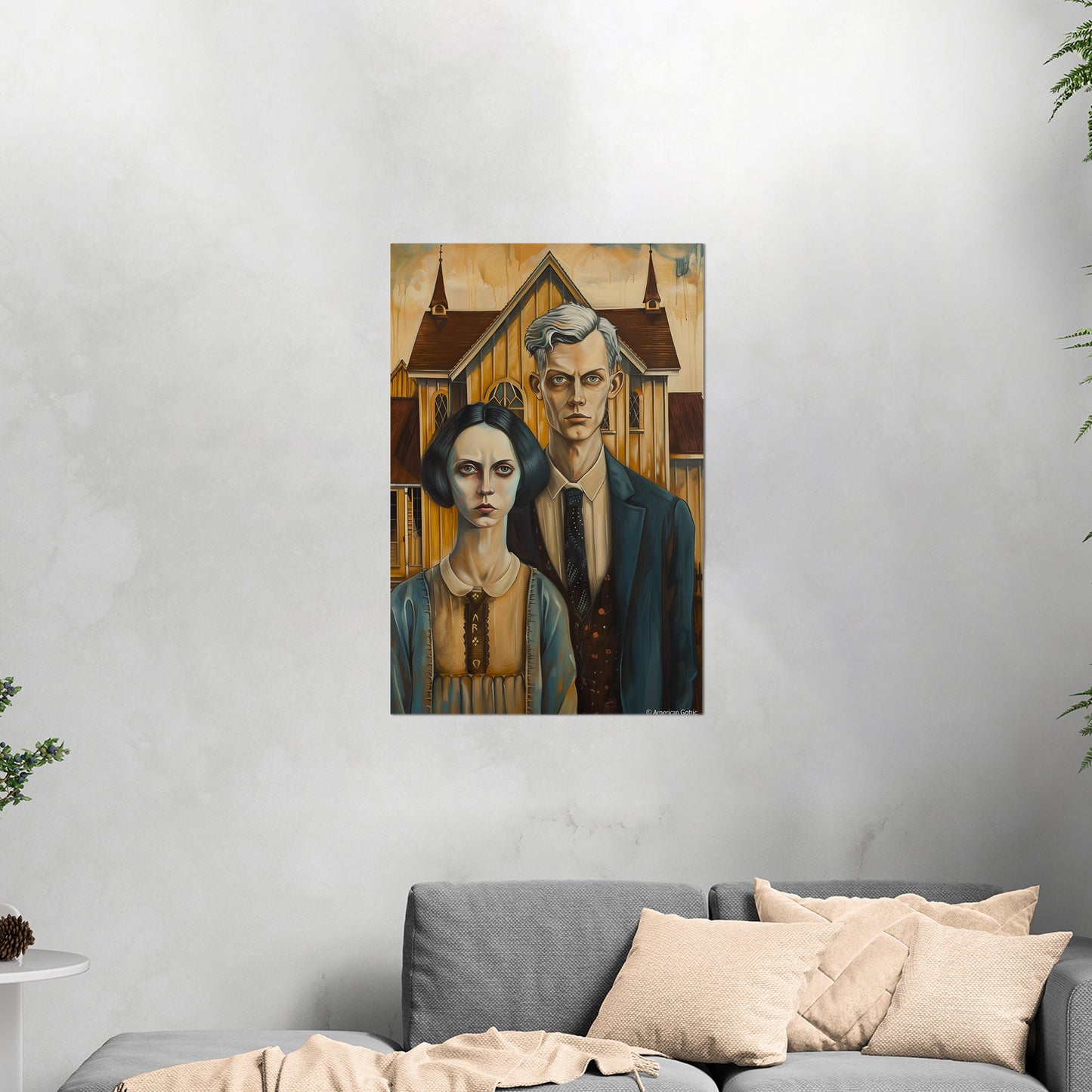 Contemporary reimagining of American Gothic - Ethereal Elegance