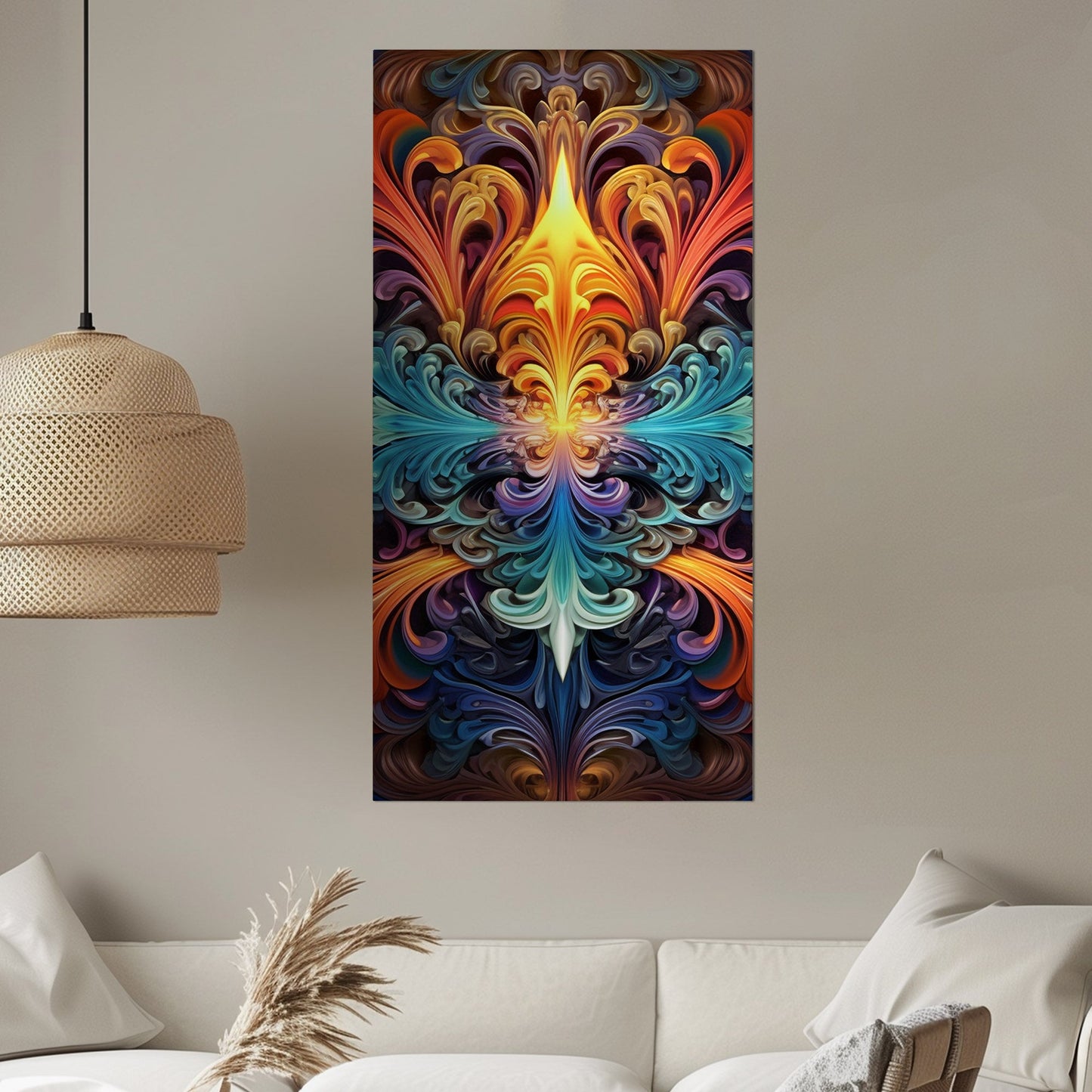 Intricate fractal art elevating your decor - Unique Elegance