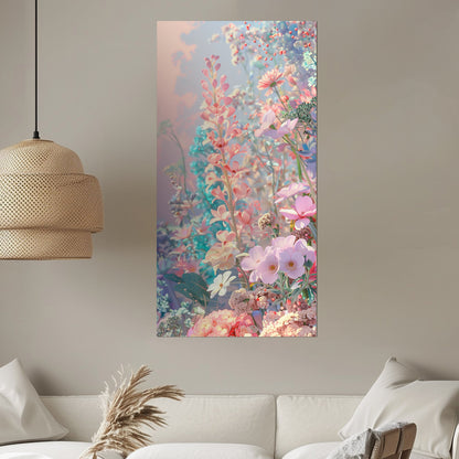 Captivating art in dreamy pastel - Enchanting Rainbow Dreams