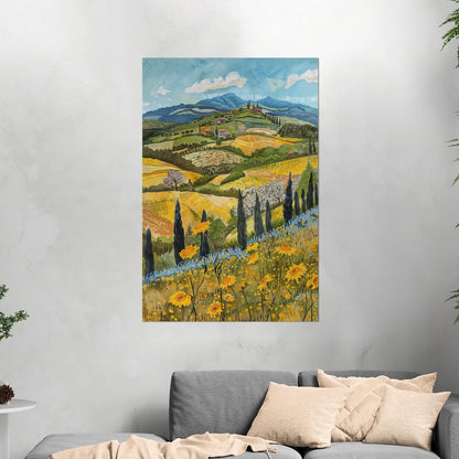 Umbria Countryside during spring - Floral Symphony