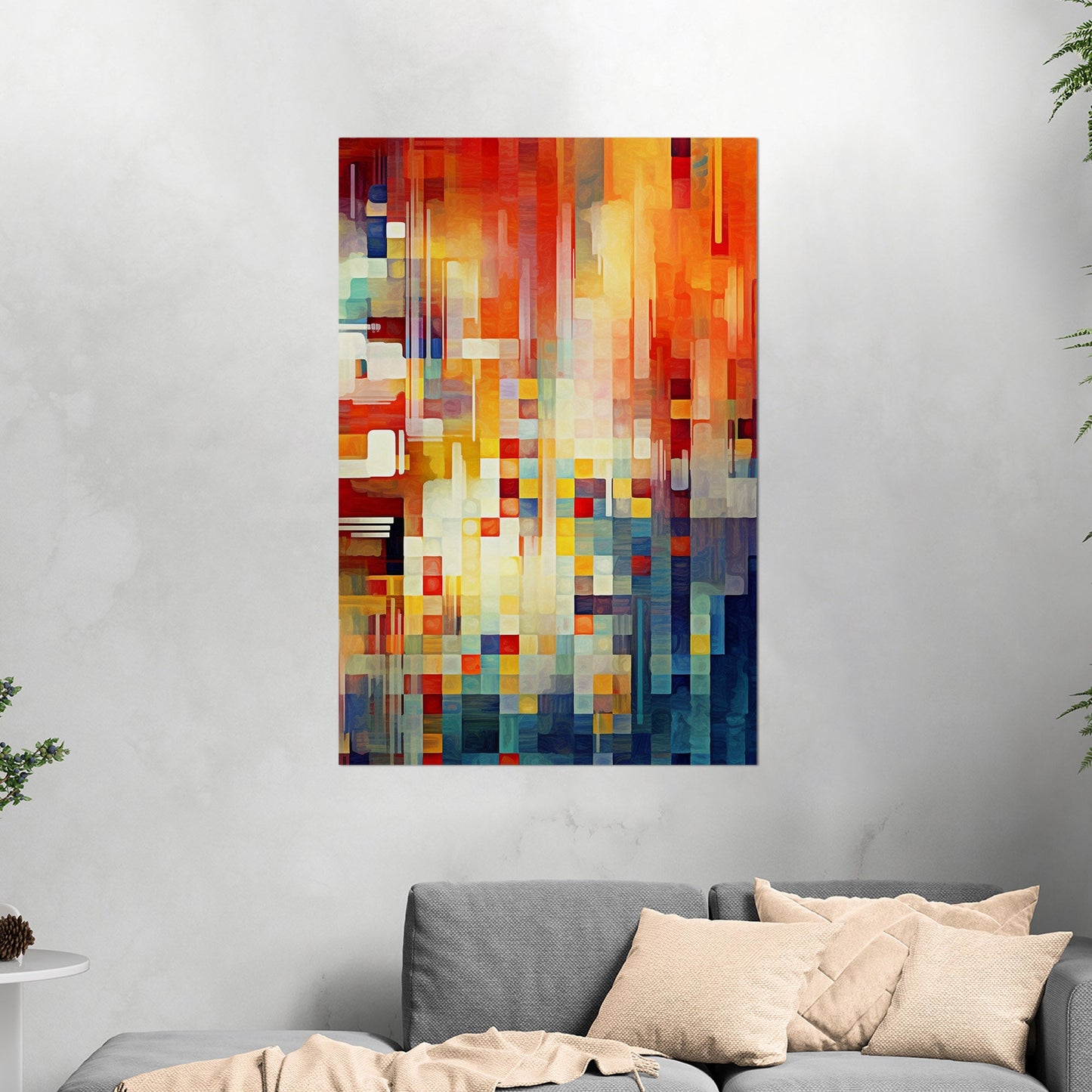 Abstract pixelated mosaic - Eclectic Dream