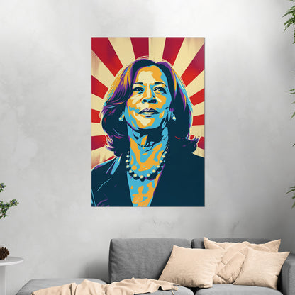 Kamala Harris - Regal Revolution in the Style of Obama Hope Poster