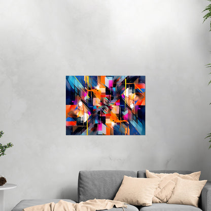 Bold abstract art piece - Vivid Spectrum