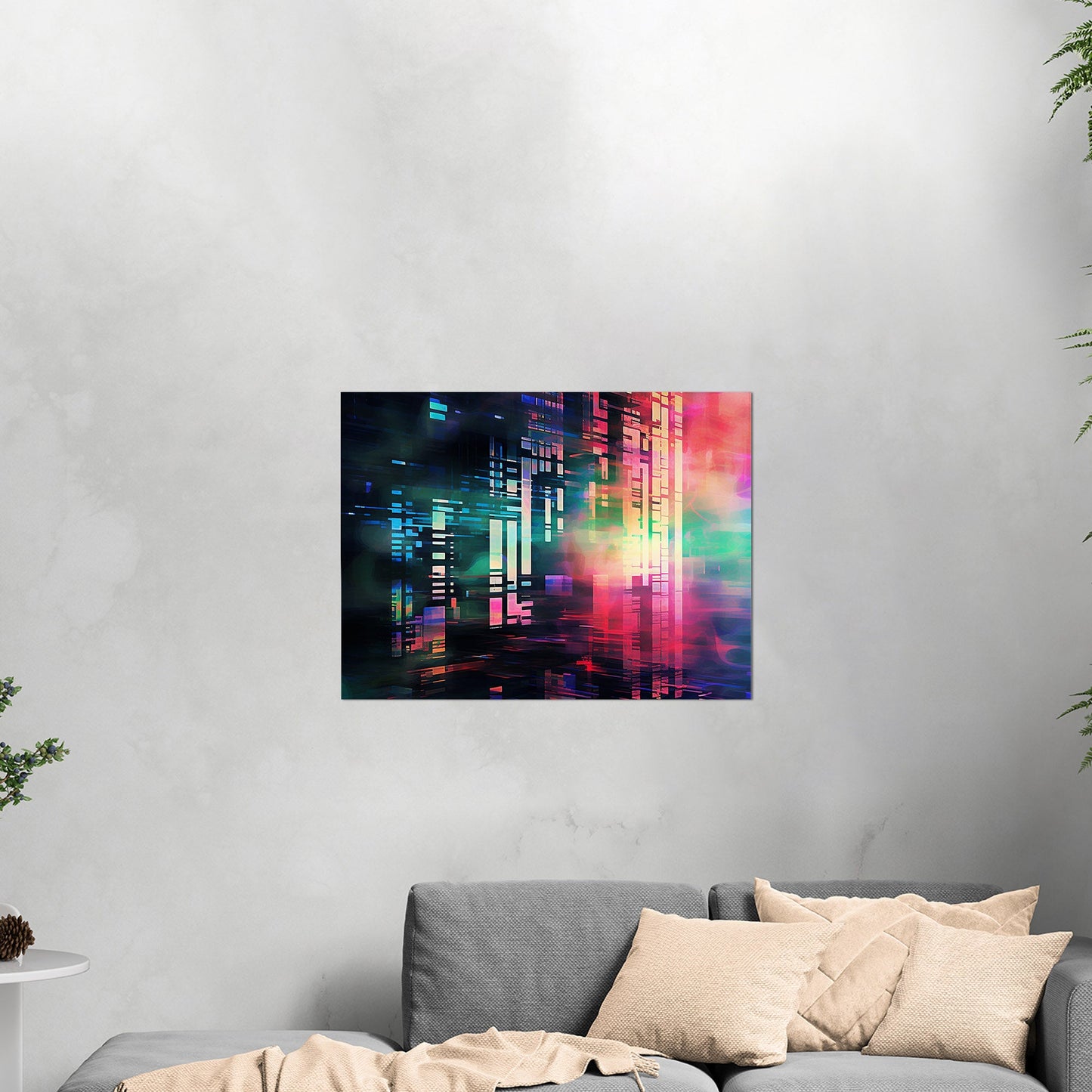 Innovative futuristic glitch abstract - Captivating Design