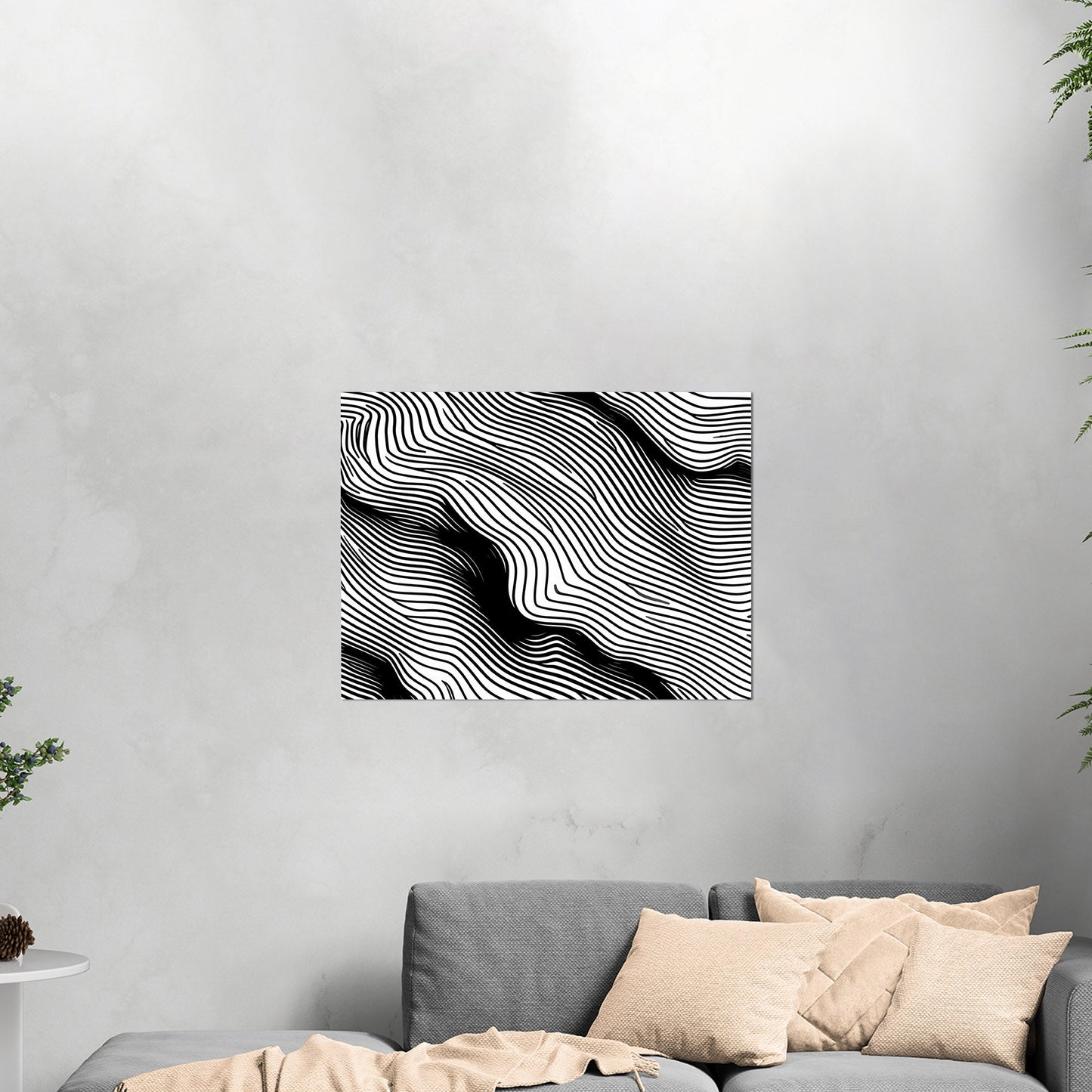 Elevate any space with sophisticated, intricate black and white wall art - Elegance Enigma