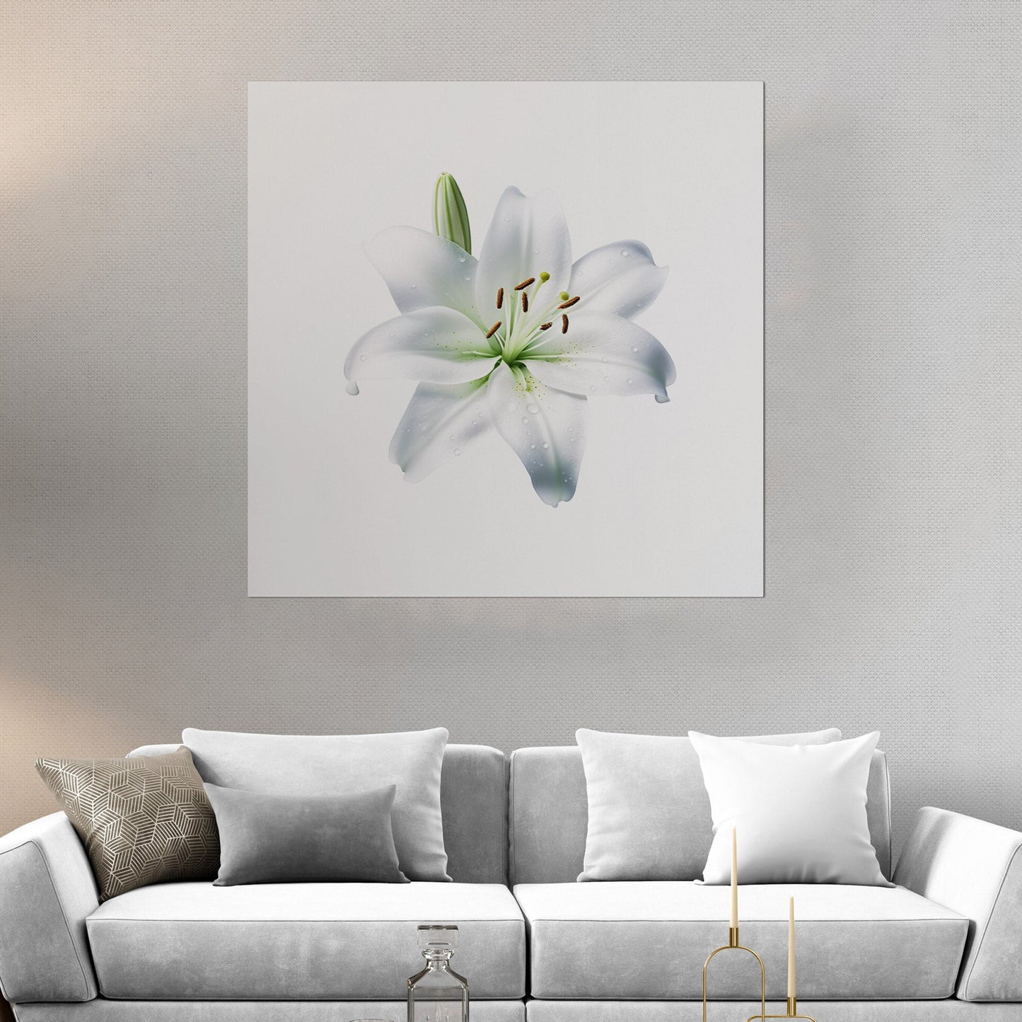 Elegant white lily, beauty, purity, floral - Tranquil Lily Dream