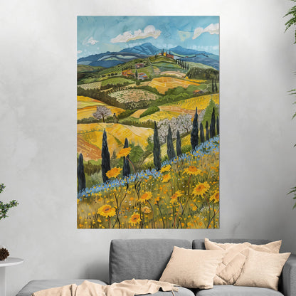 Umbria Countryside during spring - Floral Symphony