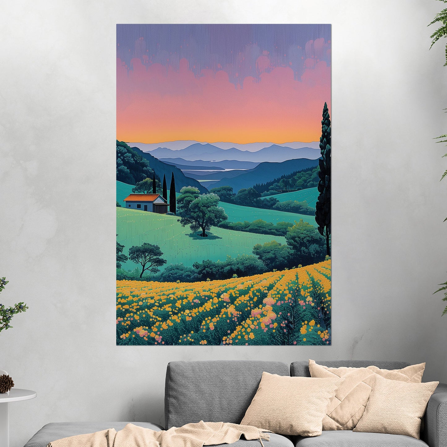 Mesmerizing landscape composition - Enchanted Hillside Haven