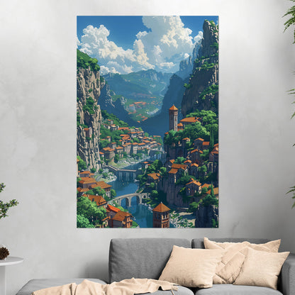 European-themed wall art - Elegant Elysian Haven