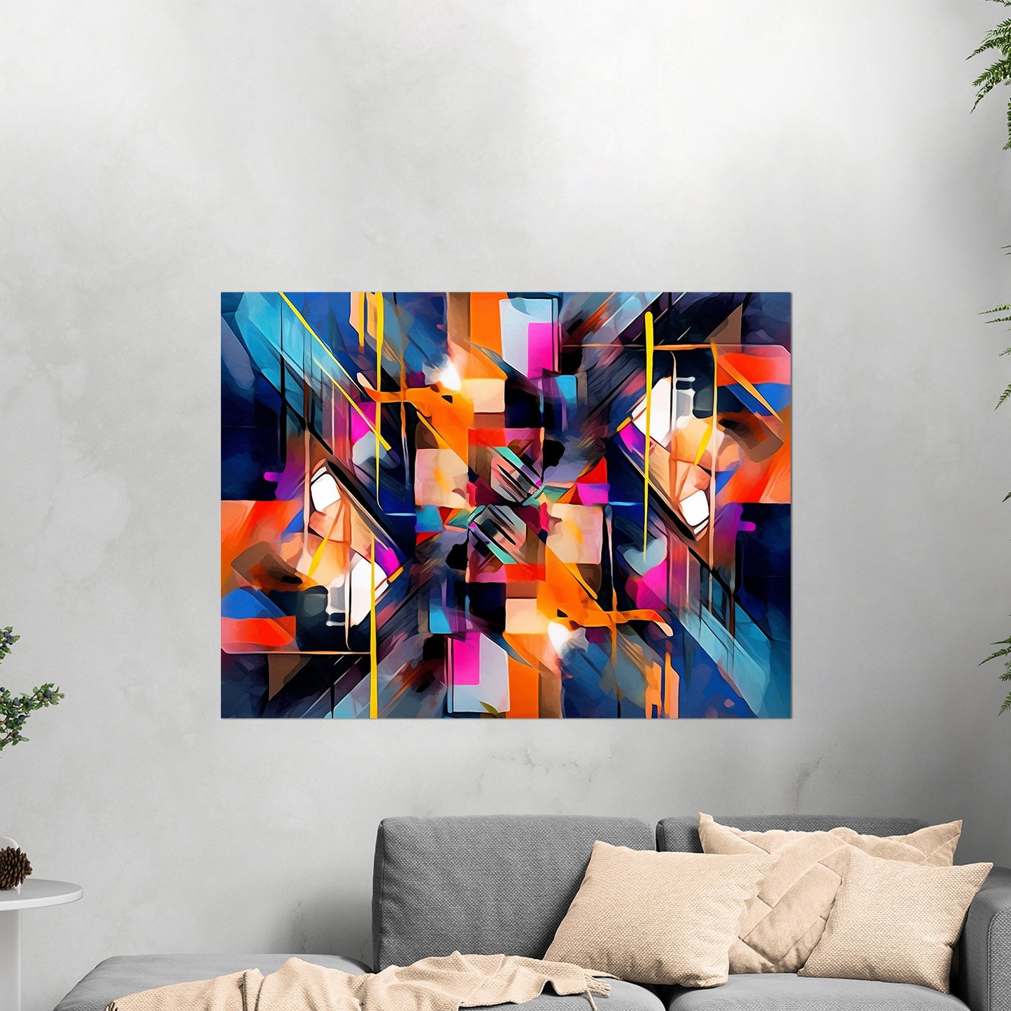 Bold abstract art piece - Vivid Spectrum