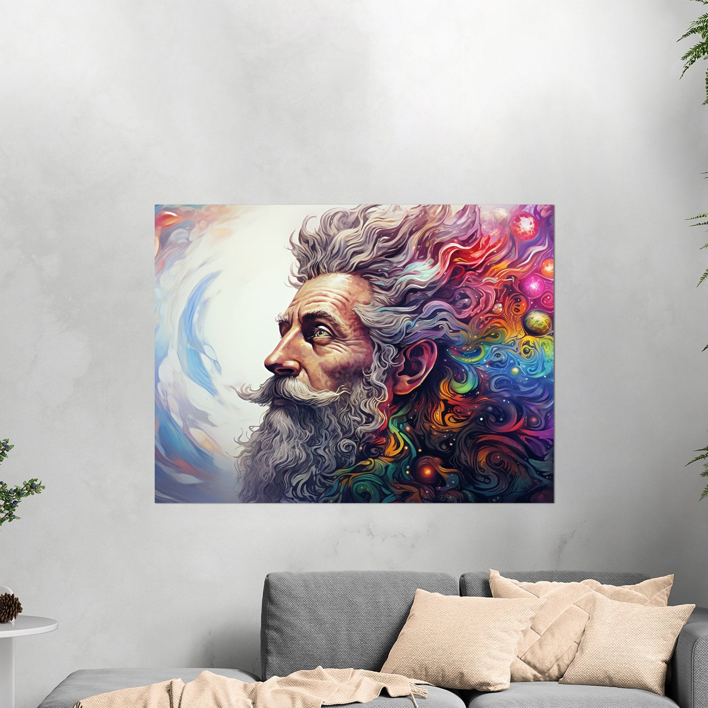 Portrait of an Enlightened Old Man - Rainbow Vision: Cosmic Erudition