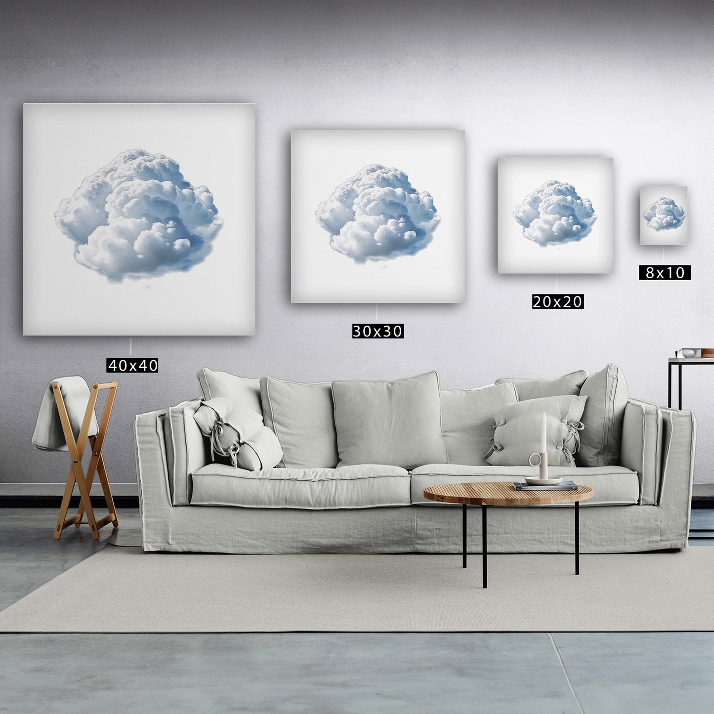 Ethereal cloud wall art - Tranquility Emporium