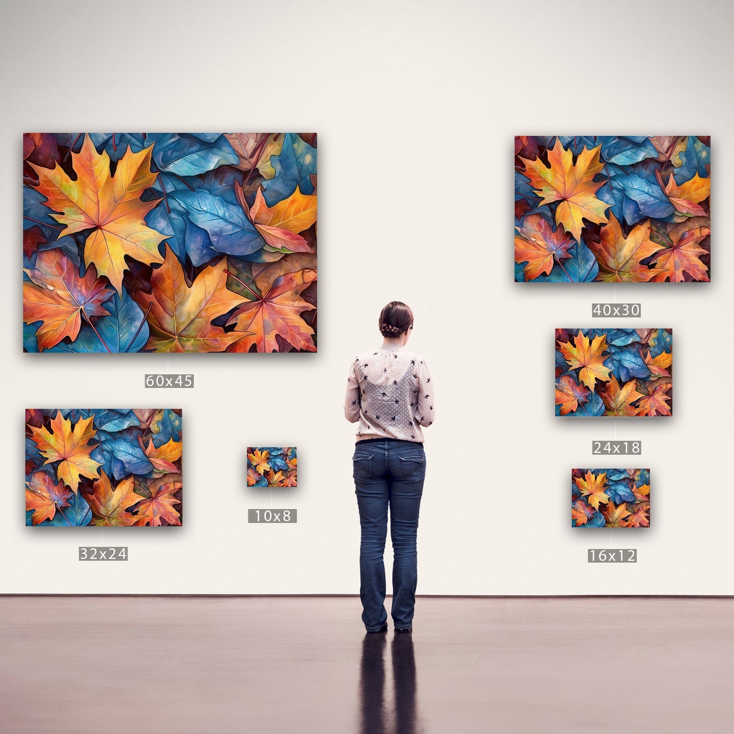 Stunning autumn foliage wall art