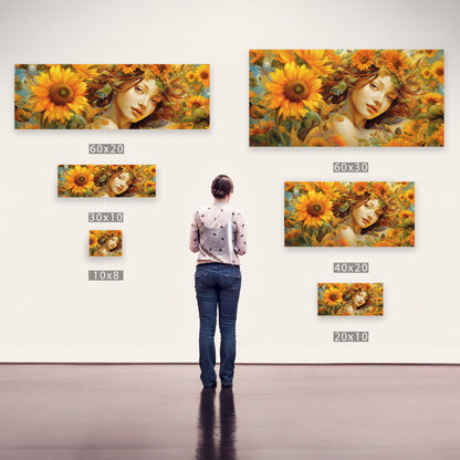 Captivating, elegant, intricate sunflower - Radiant Elegance -