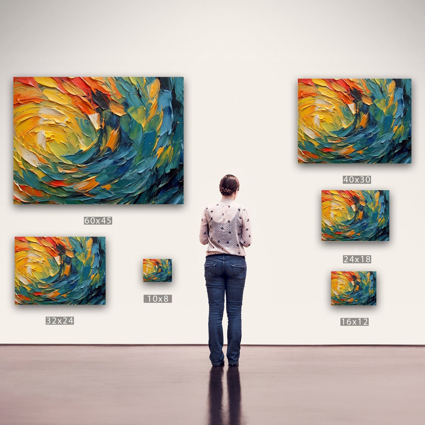 Artwork capturing essence of oil painting strokes - Whispering Echoes of Artistic Expression