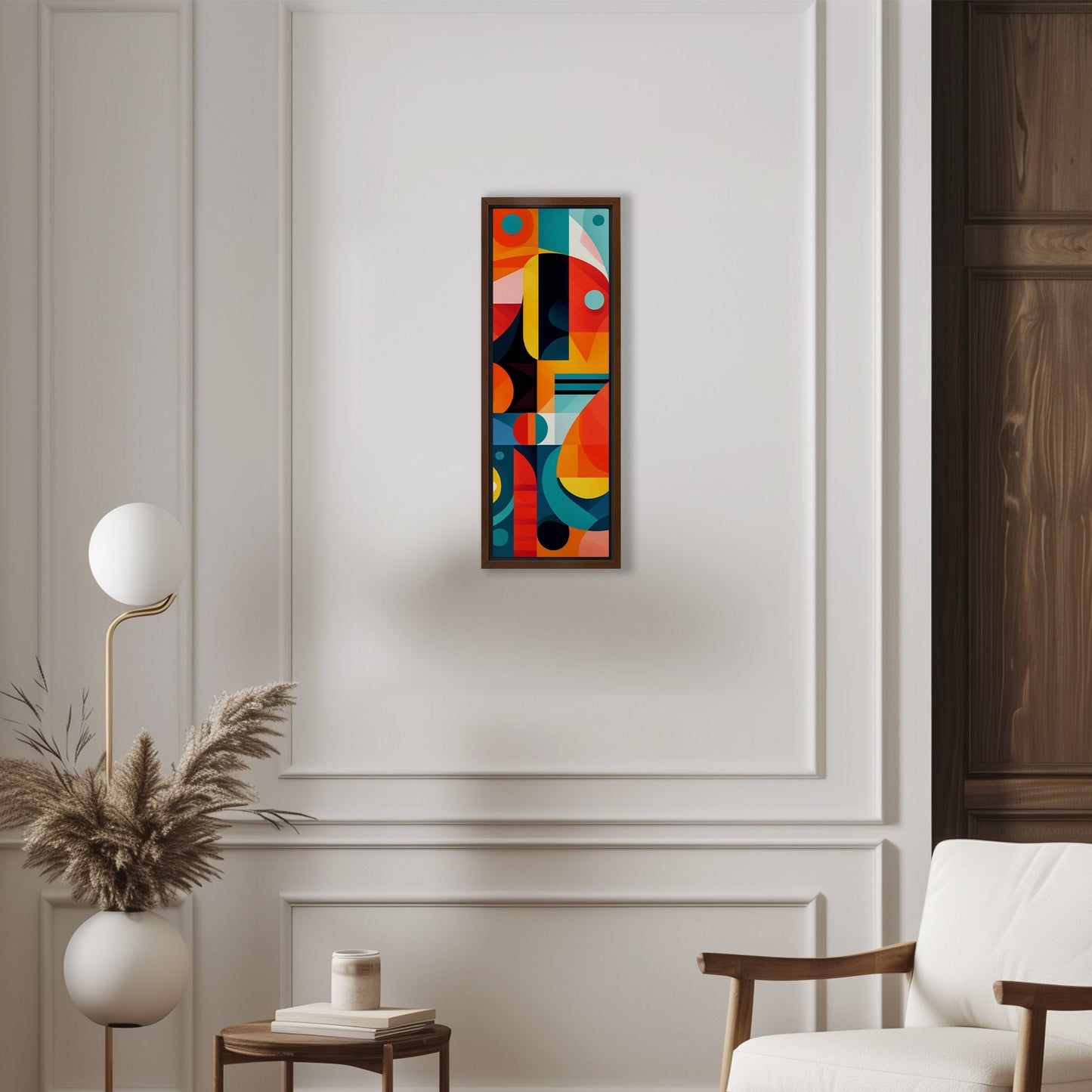 60's Era Modern Geometric Abstract Art - Vivid Prism