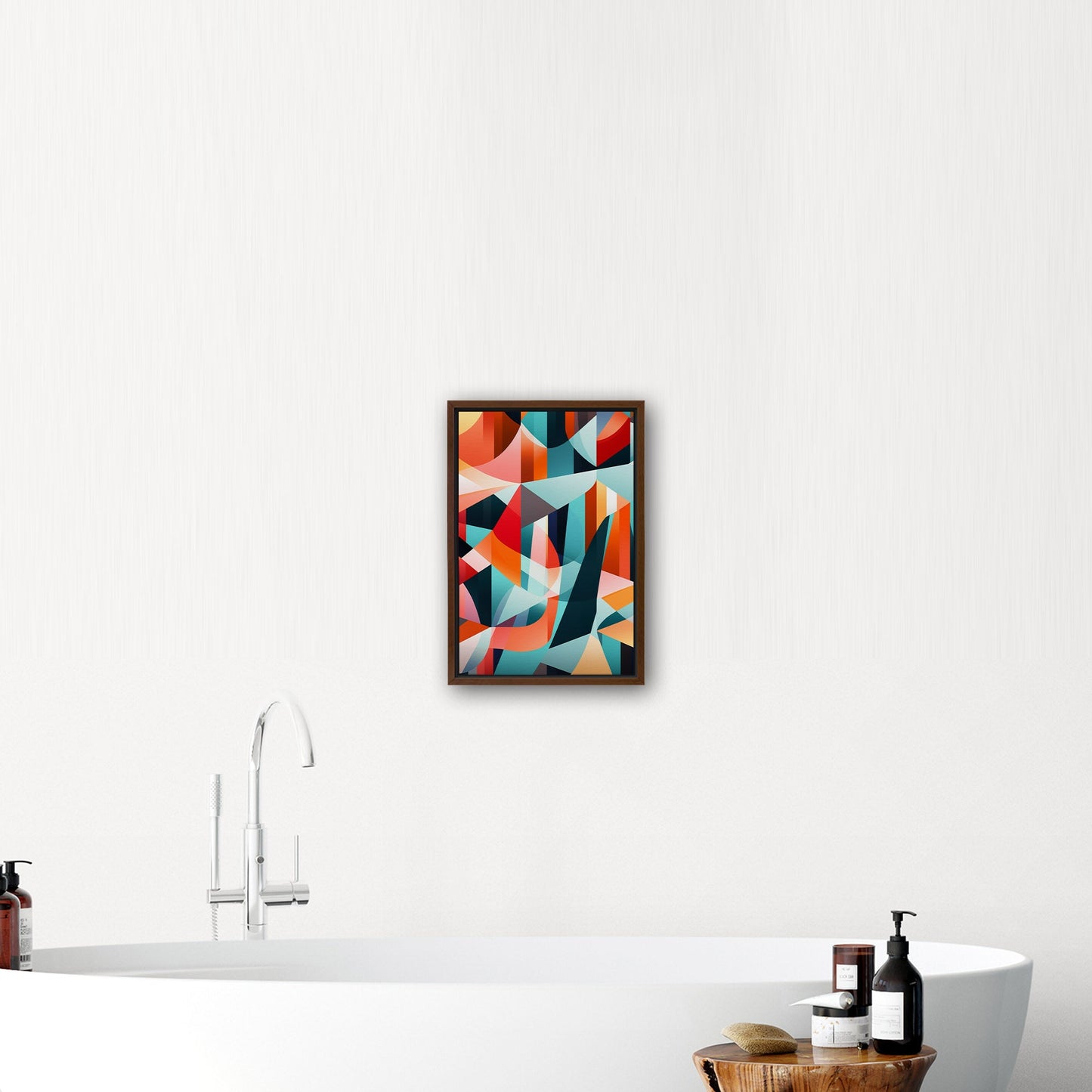 Bold geometric abstract wall art - Harmony in Motion