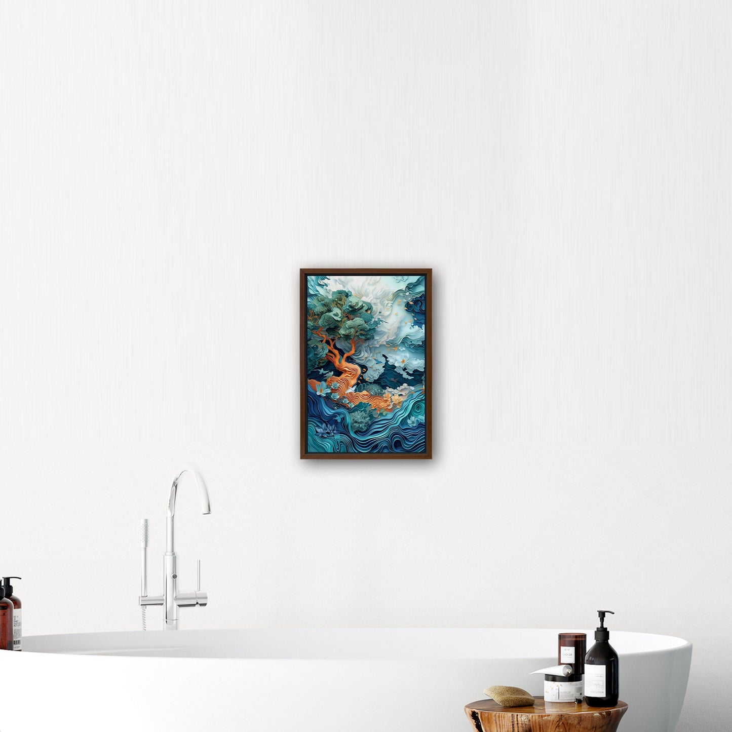 Elevate your space with this sophisticated 3D art - Enchanting Dreamscapes