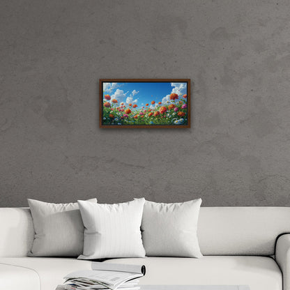 Vibrant, nature-inspired wall art - Enlivening Spring Garden