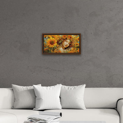 Captivating, elegant, intricate sunflower - Radiant Elegance -