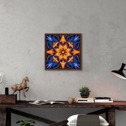 3D Symmetrical painting - Intricate Mathematical Patterns