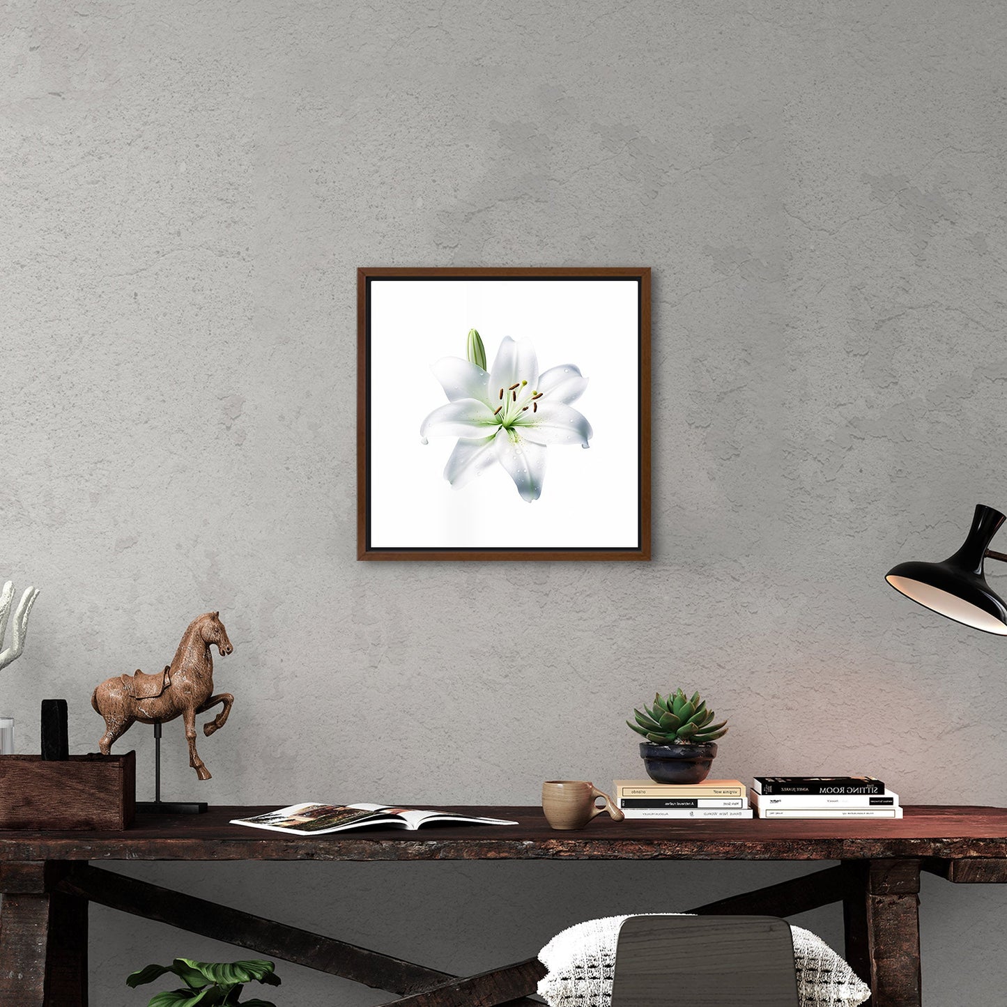 Elegant white lily, beauty, purity, floral - Tranquil Lily Dream