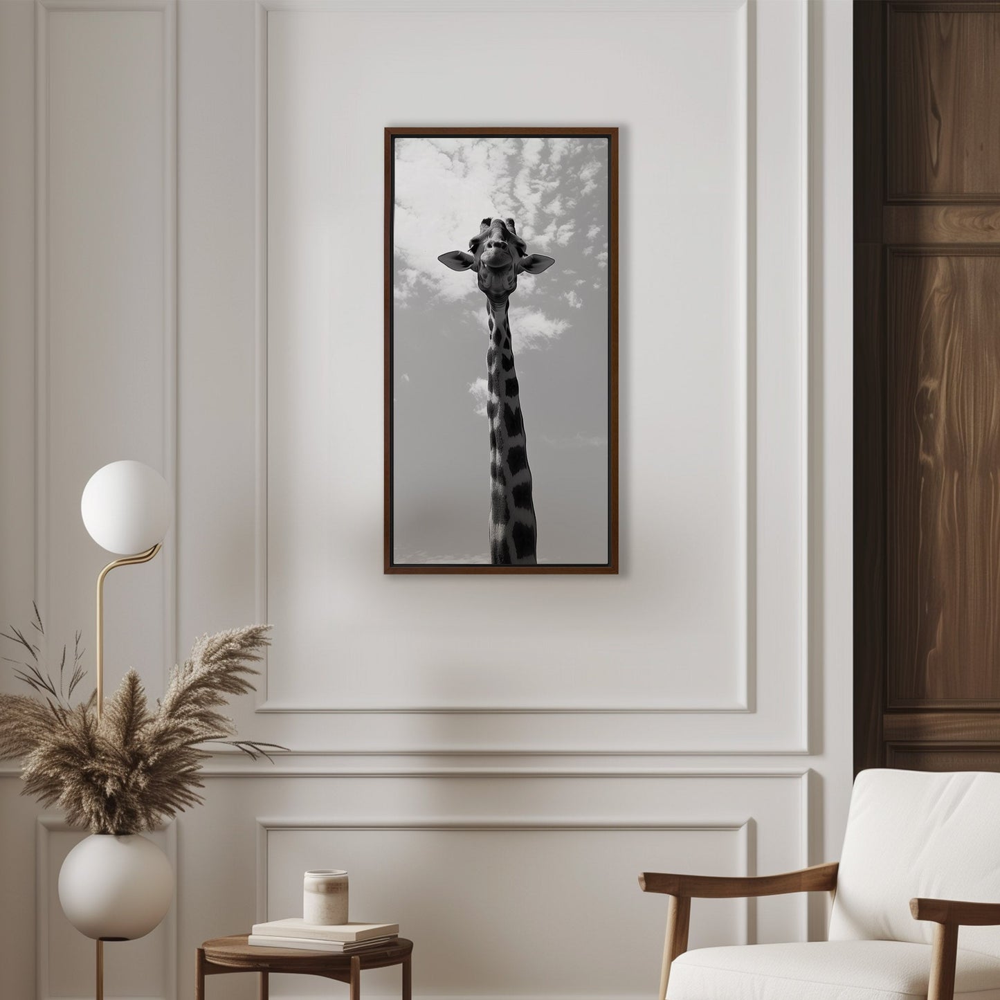 Giraffe in Eclectic Bohemian Jungle - Majestic Heights