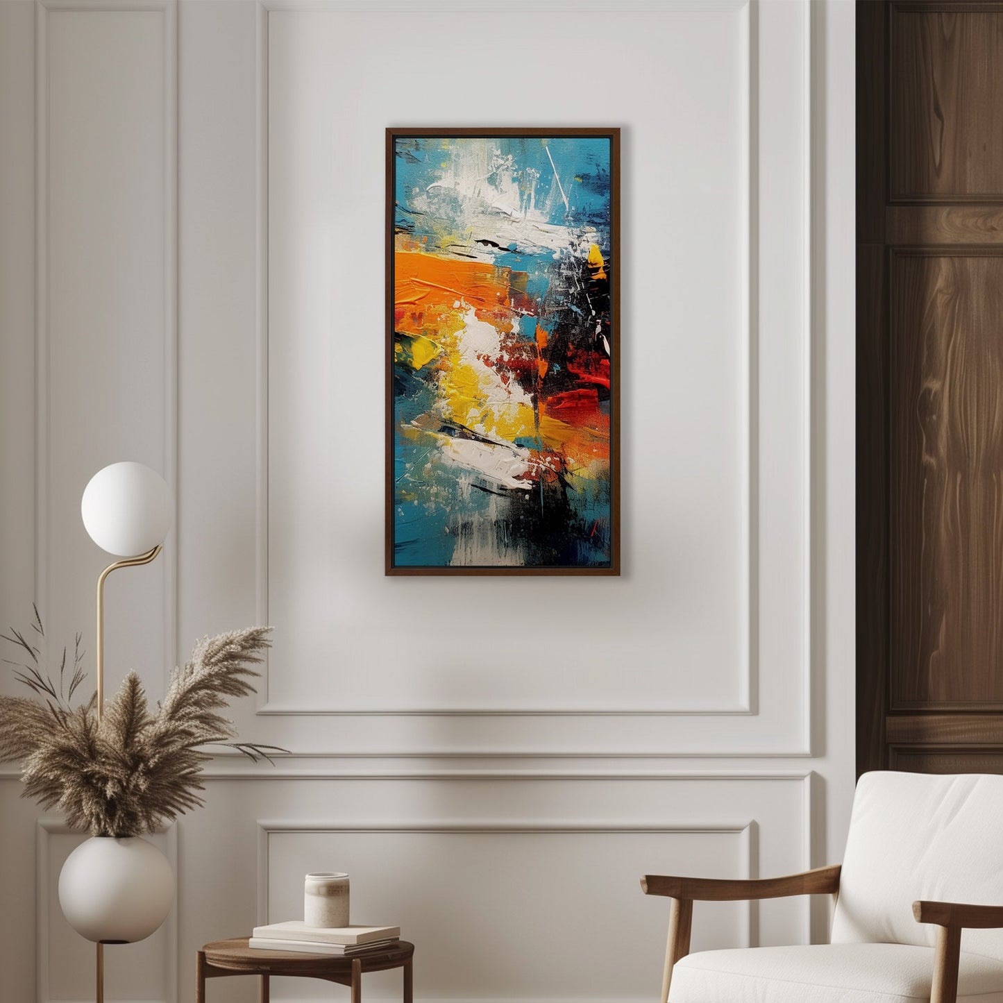 Abstract Oil Painting - Vibrant Energy: Embrace the Abstract