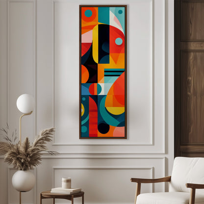 60's Era Modern Geometric Abstract Art - Vivid Prism