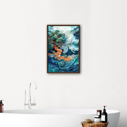 Elevate your space with this sophisticated 3D art - Enchanting Dreamscapes