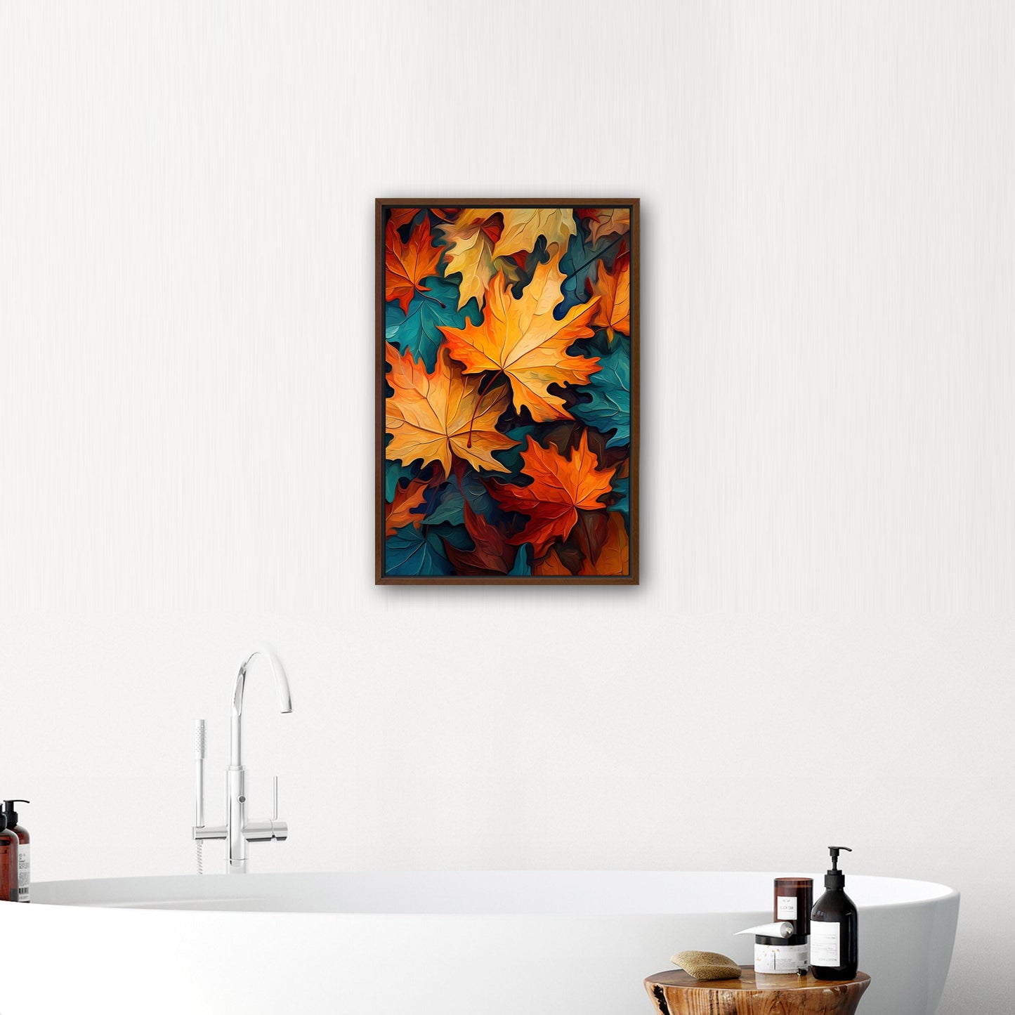 Painting of Autumn Leaves - Vivid Autumn Luminance