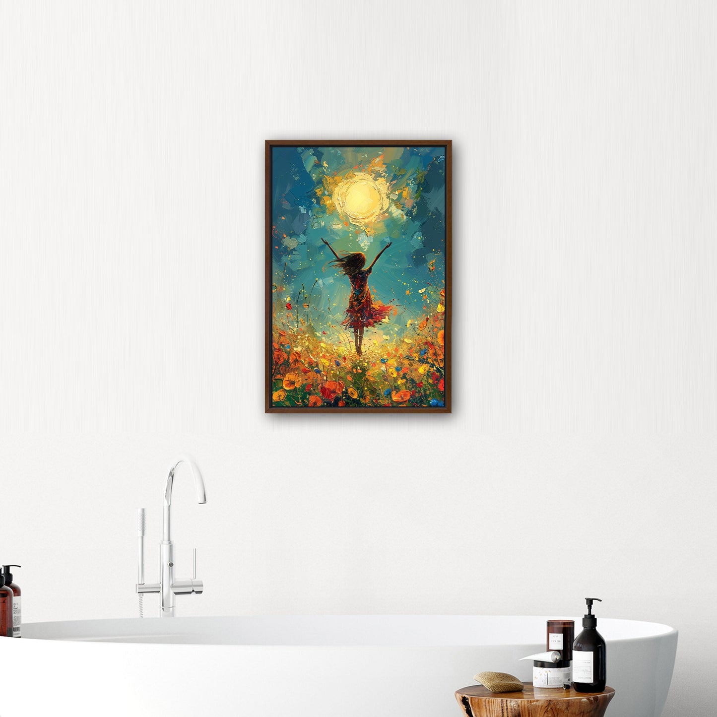 Vibrant, uplifting, energetic art for a lively Living Room - Joyful Dance